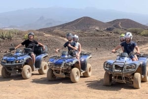 テネリフェ島：100％オフロードの四輪バギーアドベンチャー（送迎とドリンク付き）をお楽しみください