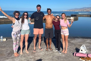 Tenerife : Yoga en plein air sur la plage de Las Americas