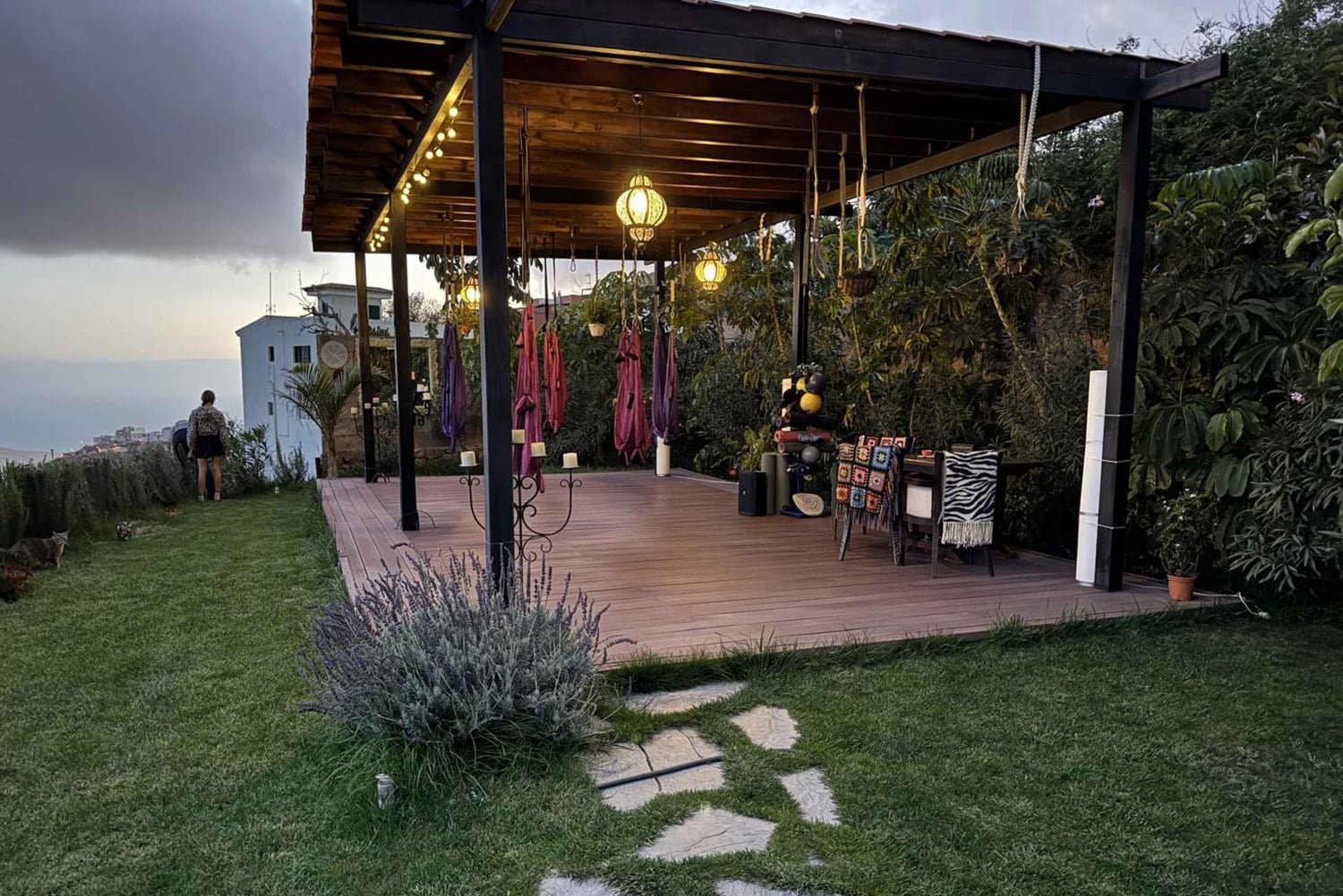 Tenerife: Private Aerial Yoga Class with Ocean Views