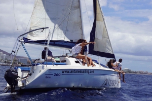 Teneryfa: Prywatne doświadczenie żeglarskie z przekąskami i napojami