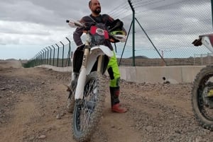Tenerife: Ride through the mountains and on dirt tracks with an Enduro motorcycle.