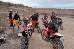 Tenerife: Ride through the mountains and on dirt tracks with an Enduro motorcycle.