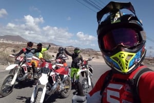 Tenerife: Ride through the mountains and on dirt tracks with an Enduro motorcycle.