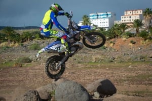 Tenerife: Ride through the mountains and on dirt tracks with an Enduro motorcycle.