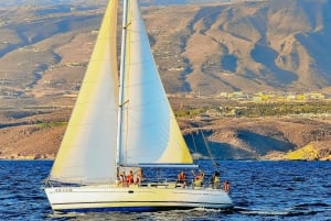 Tenerife: Zeilboot Tour Walvissen spotten, eten en snorkelen