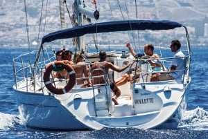 Tenerife: Zeilboot Tour Walvissen spotten, eten en snorkelen