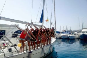 Tenerife: Zeilboot Tour Walvissen spotten, eten en snorkelen