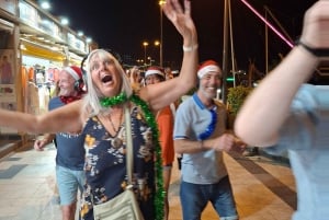 Tenerife : visite à pied et discothèque silencieuse « Mustang Sally's »