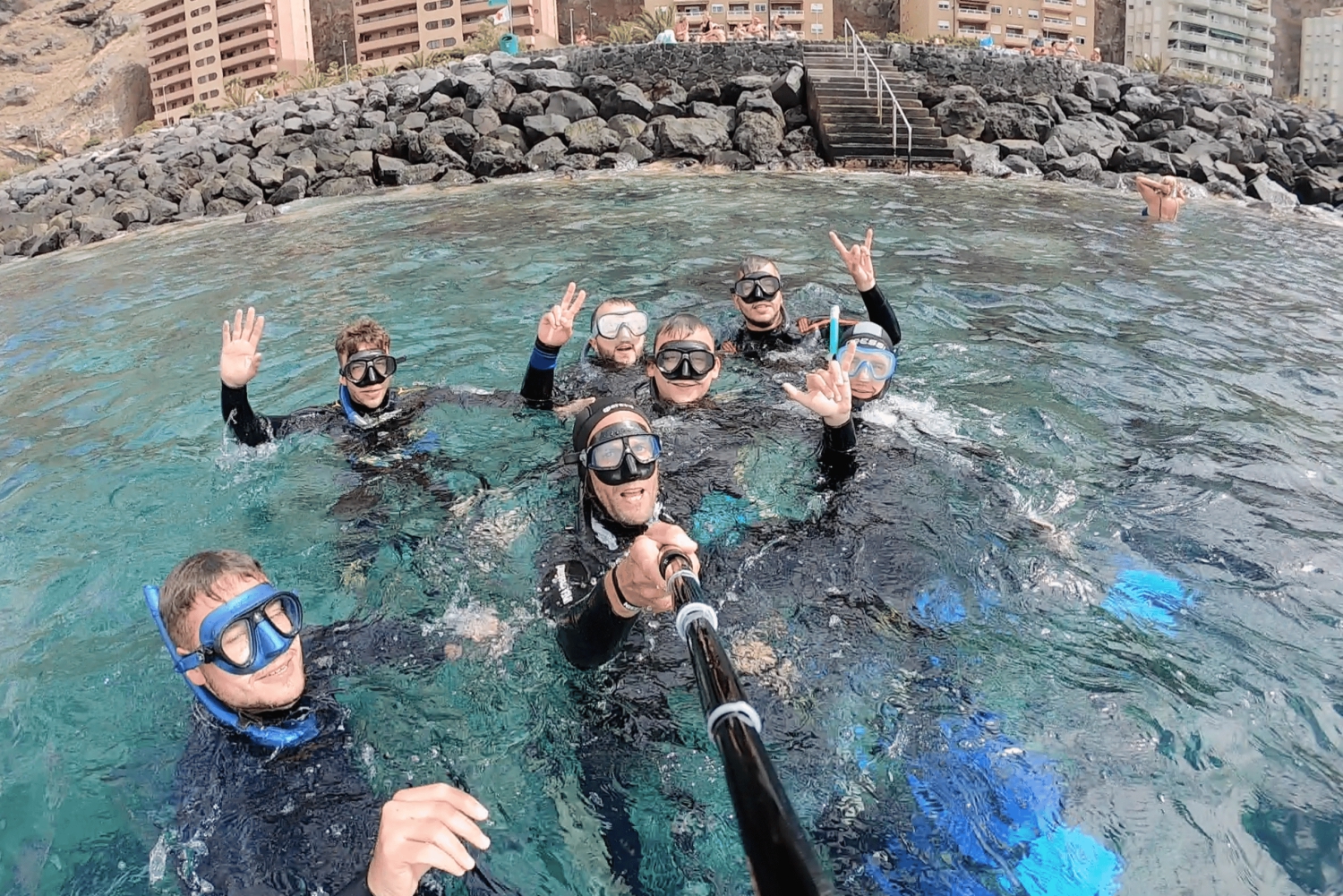Tenerife: Snorkeling subaquático com instrutor de mergulho livre