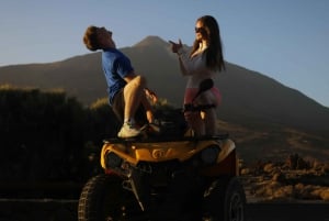 Tenerife: Teide Volcano Sunset Quad Bike Tour with Drinks