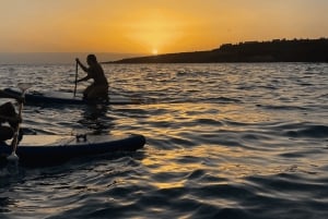 Tenerife: Stand-up paddleboarding i solnedgangen