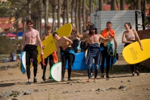 Tenerife : Clase de surf en Playa de las Américas