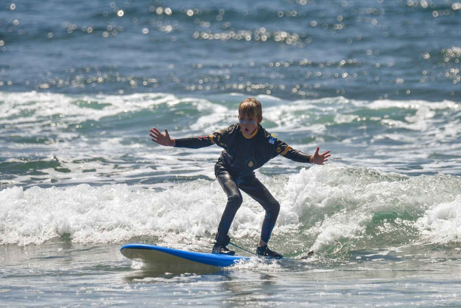 Tenerife : Cours de surf pour enfants à Las Americas