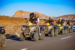 Tenerife : excursion guidée en quad sur route au mont Teide avec boisson