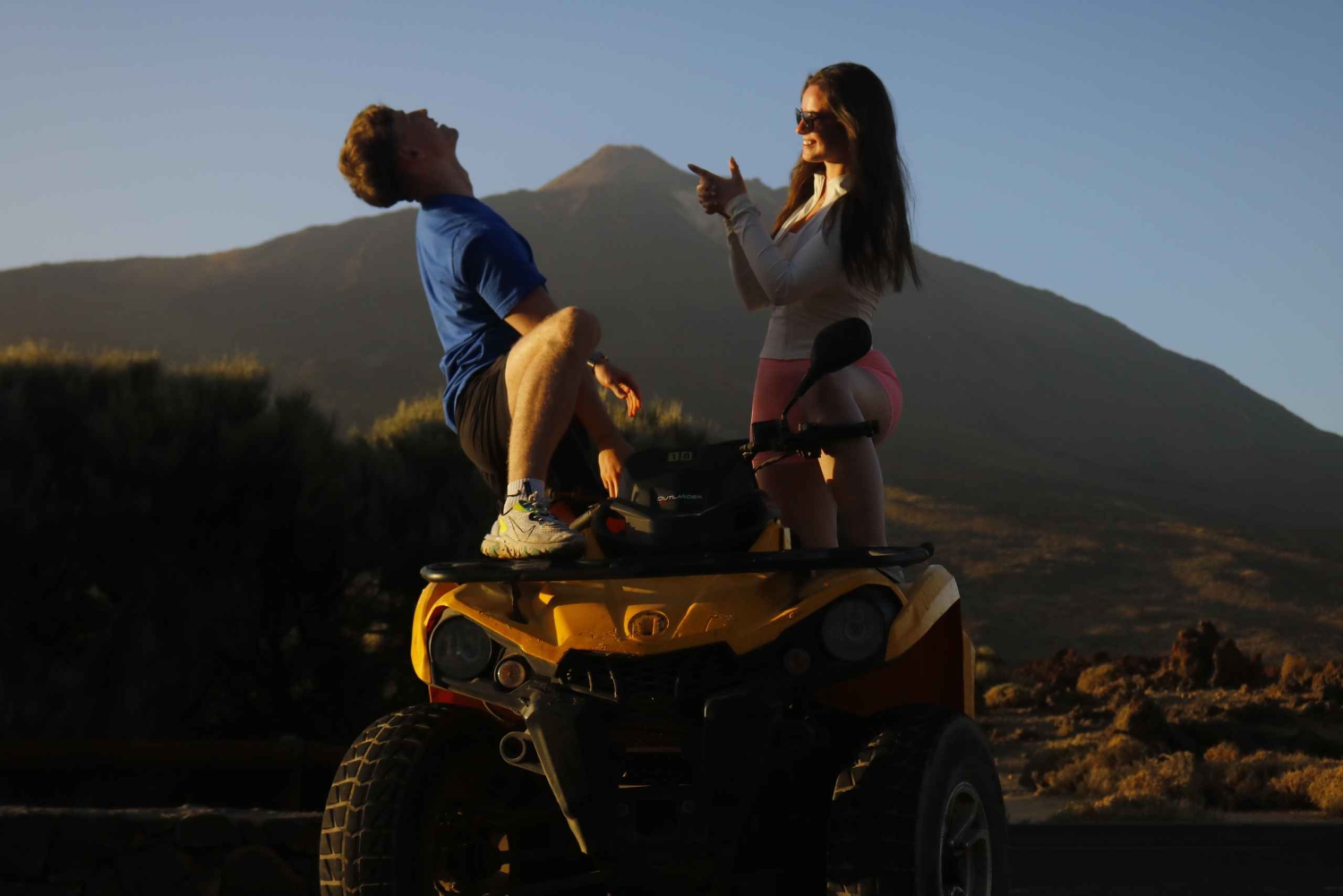 Tenerife : Excursion en quad au coucher du soleil sur le volcan Teide avec boissons