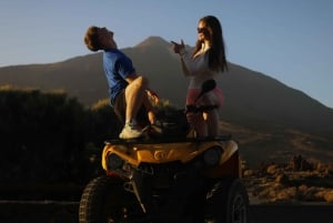 Tenerife : Excursion en quad au coucher du soleil sur le volcan Teide avec boissons