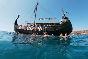 Tenerife: Crucero Vikingo Ballenas/Delfines y Espectáculo en Vivo/Bebidas