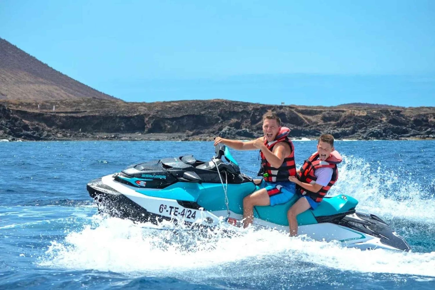 Tenerife: Combo Jet Ski / Safari de Quad no Vulcão Teide
