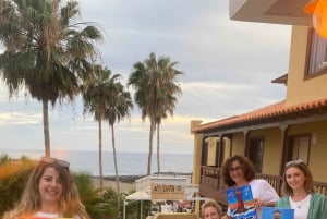 Teneriffa: Vin- och målarkväll med en lokal konstnär