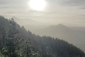 Teno: Kierros Erjosista vuorten harjanteen yli, josta on näkymä Mascaan