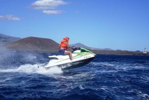 Enkelt jetski-tur med henting og avlevering i Tenerife Sør