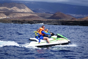 Enkelt jetski-tur med henting og avlevering i Tenerife Sør
