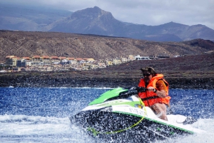 Enkelt jetski-tur med henting og avlevering i Tenerife Sør
