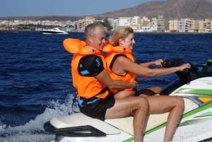 Enkelt jetski-tur med henting og avlevering i Tenerife Sør