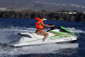 Enkelt jetski-tur med henting og avlevering i Tenerife Sør