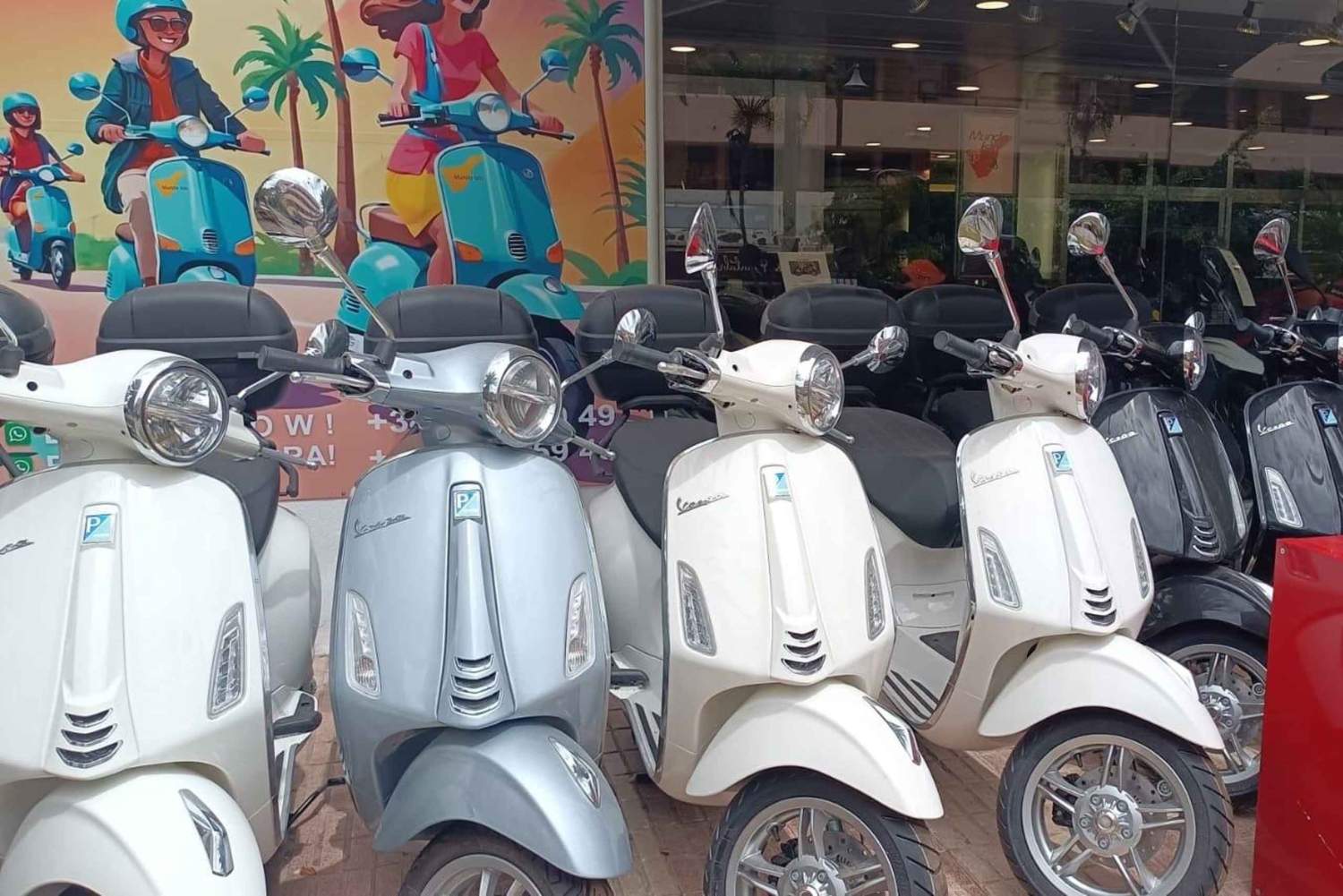 ТУР НА VESPA TENERIFE+ПОСЕЩЕНИЕ НА ЛОДКЕ LOS GIGANTES CLIFS+КУПАНИЕ+ОБЕД