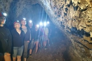 Espeleología volcánica Cueva de Las Palomas (ES-EN)