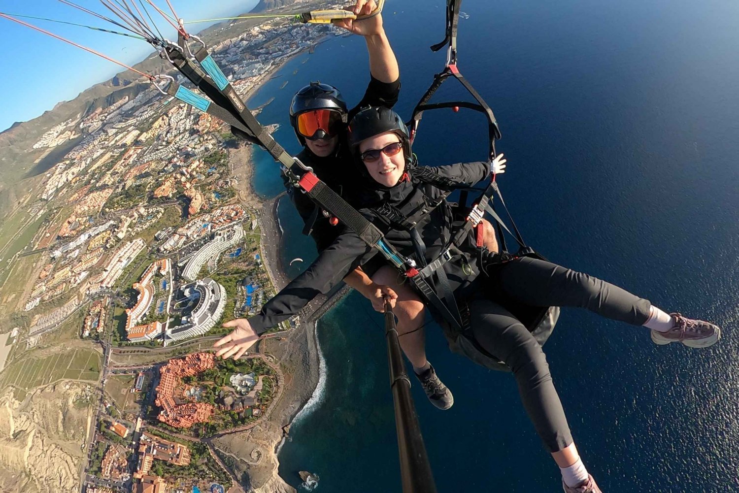 Tenerife: Begeleid paragliden voor beginners met ophaal- en terugbrengservice