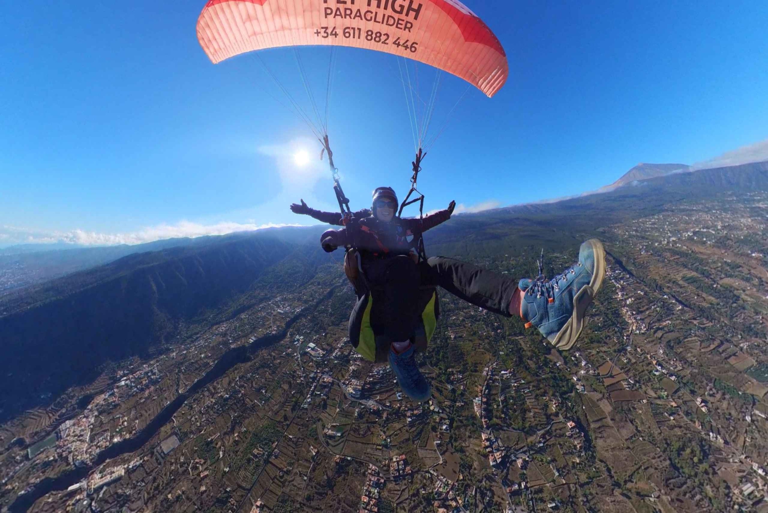 Vuelo Parapente Tenerife Teide (2200 meter)