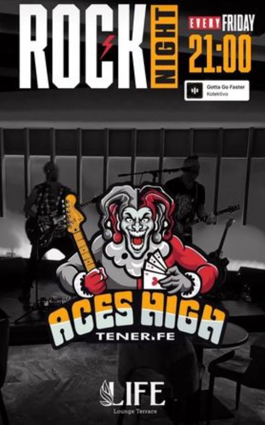 Aces High live at Life Lounge Terrace