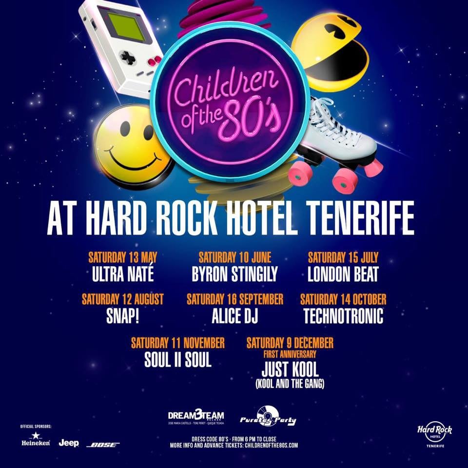 Children of the 80'S at Hard Rock Hotel