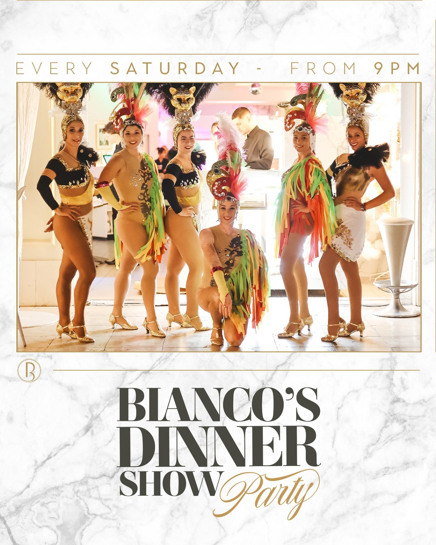 Dinner Show Party at Bianco, Playa de Las Americas