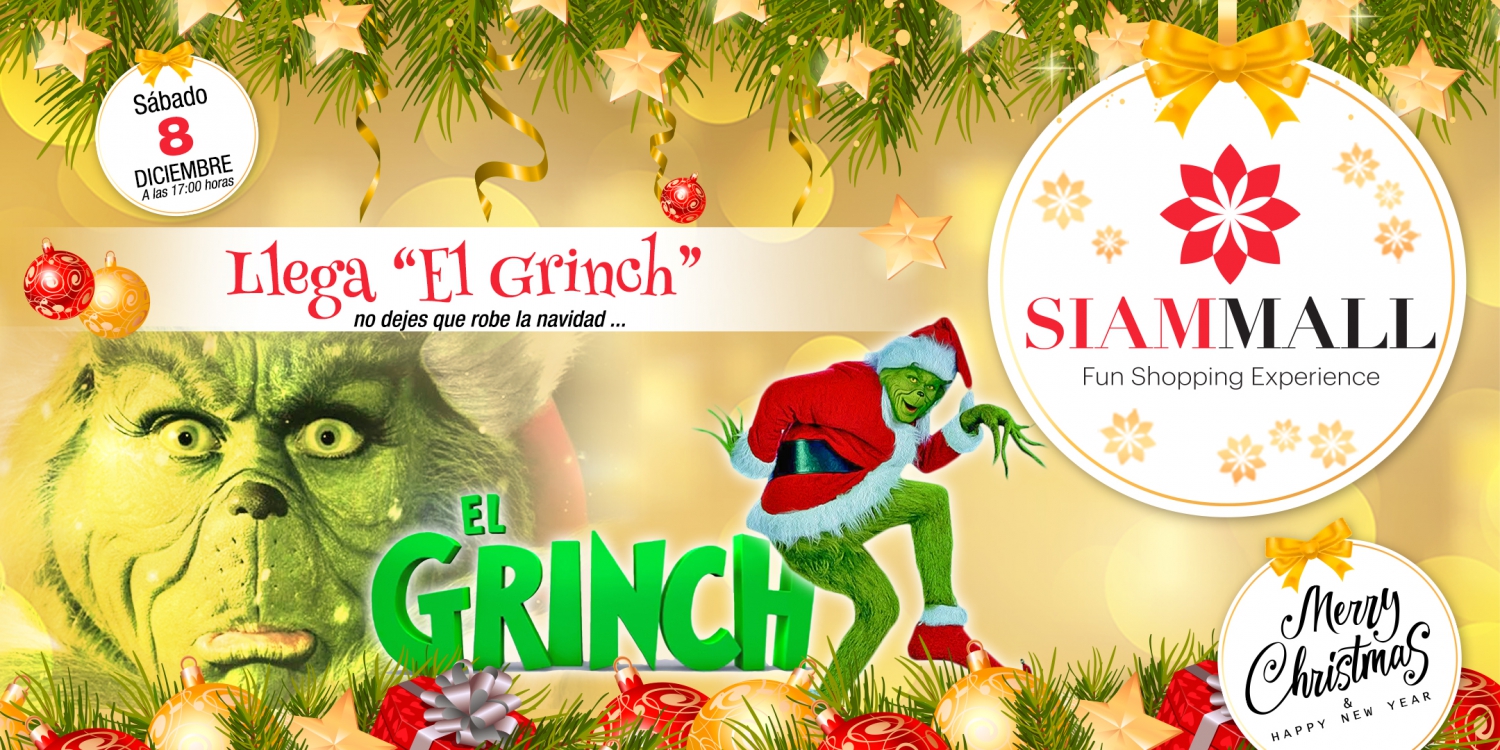 The Grinch Visits Siam Mall My Guide Tenerife my guide tenerife