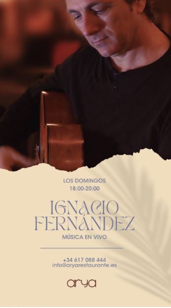 Ignacio Fernandez live at Arya Restaurante