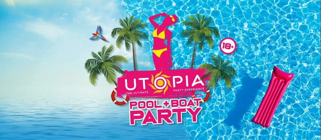 Fiesta en la piscina Utopía en Monkey Beach Club