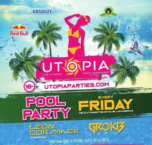 Utopia Pool Party at Monkey Beach Club