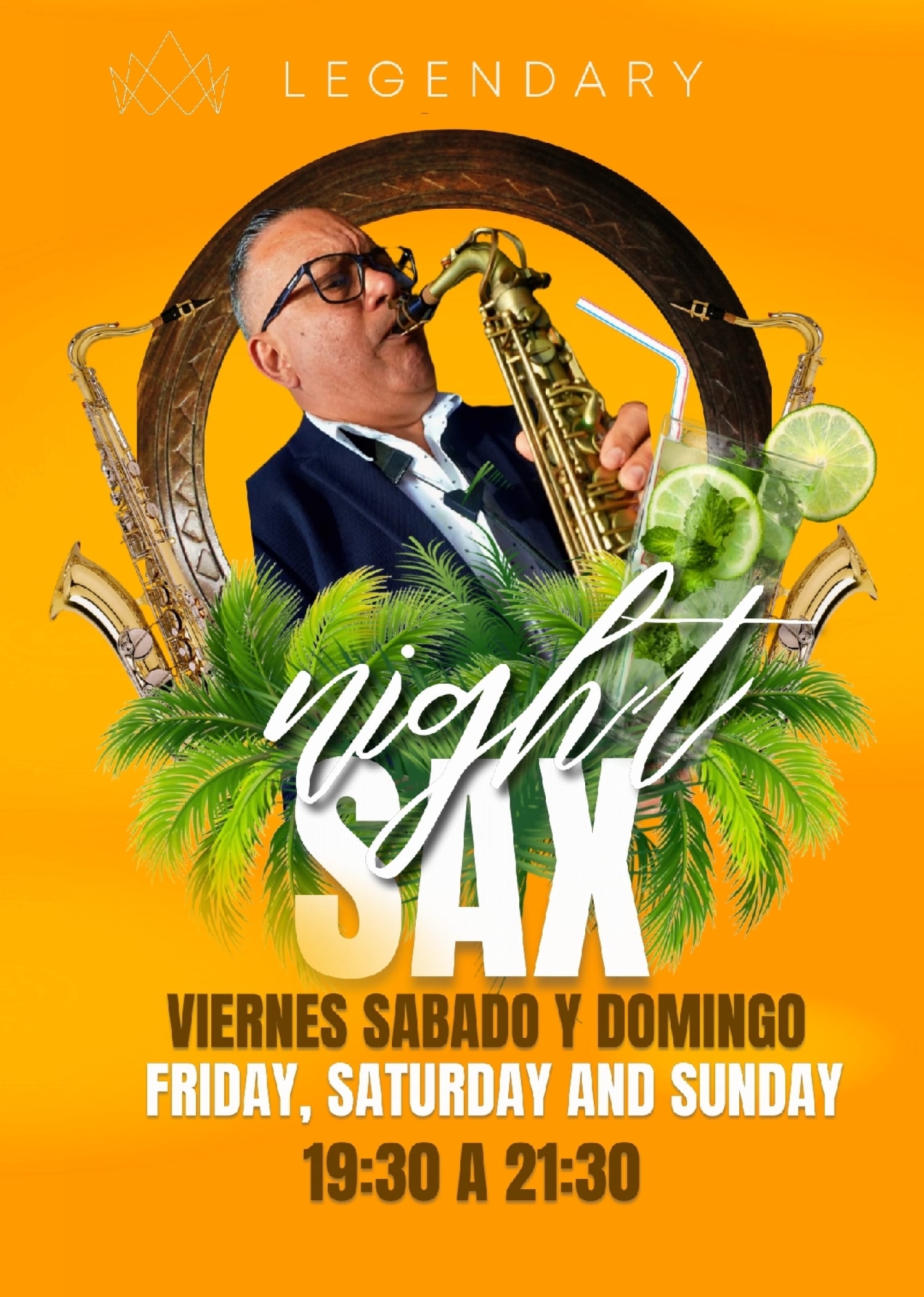 Orangel Almeron at Legendary Restaurant, Playa Paraiso