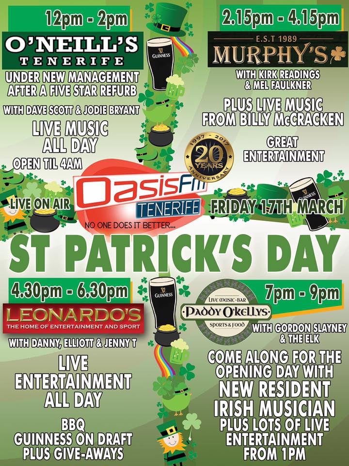 Paddy O'Kellys Opening Day and St Paddys Celebration