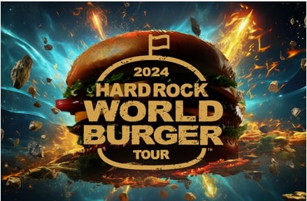 The WORLD BURGER TOUR is back at the Hard Rock Cafe Tenerife