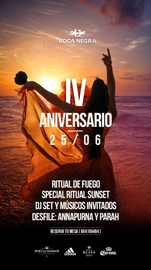 4th anniversary party at Roca Negra Playa Paraiso