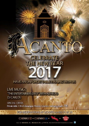 Celebrate New Year at Acanto Cocktail Lounge