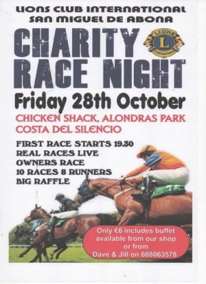 Charity Race Night at Lions Club