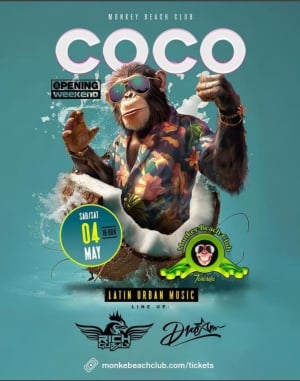 Coco Party på Monkey Beach Club