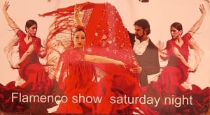 Pokaz flamenco w restauracji El Burgado
