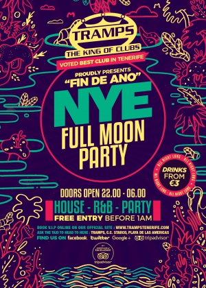 Full Moon Party on New Years Eve