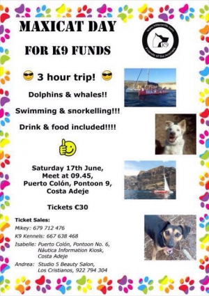 K9 Maxicat Boat Trip in Aid of Abandoned Cats and Dogs